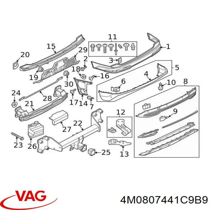 4M0807441C9B9 VAG 