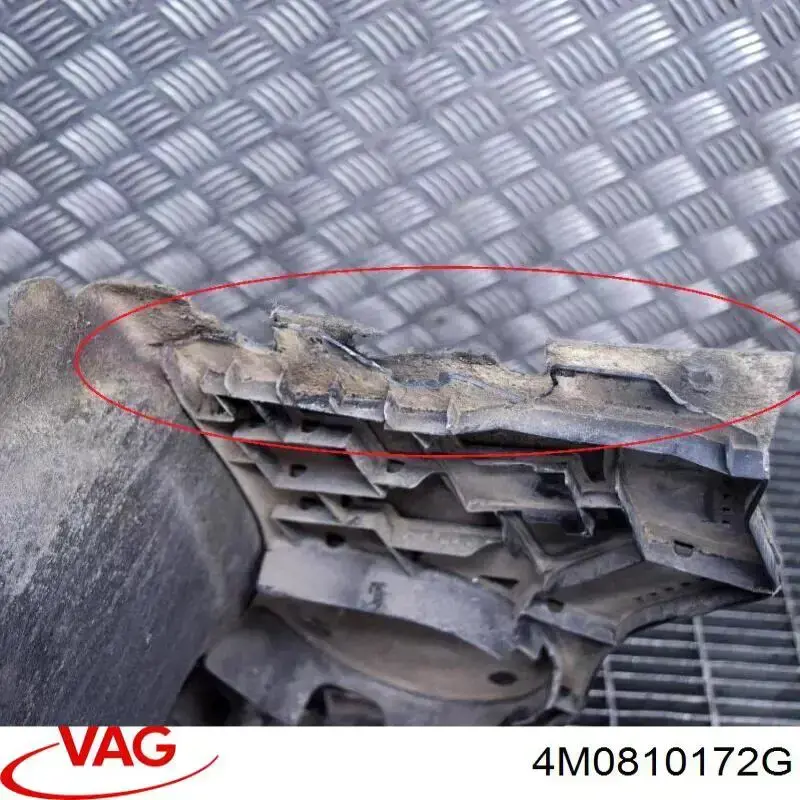 Підкрилок заднього крила, правий VAG 4M0810172G ціна, від 44.34 USD