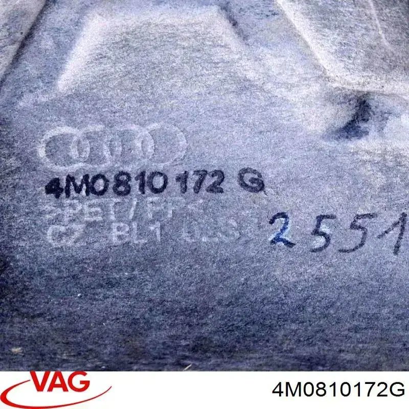 Купити 4M0810172G VAG Підкрилок заднього крила, правий