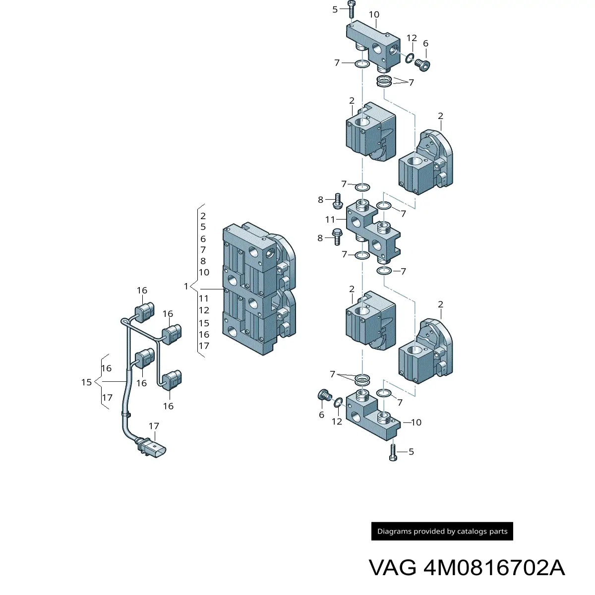  VAG 4M0816702 ціна, від 114.02 USD