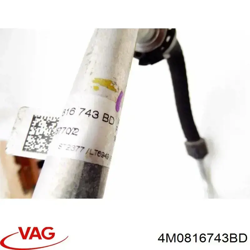 Шланг кондиціонера, від випарника до компресора VAG 4M0816743BD ціна, від 40.54 USD