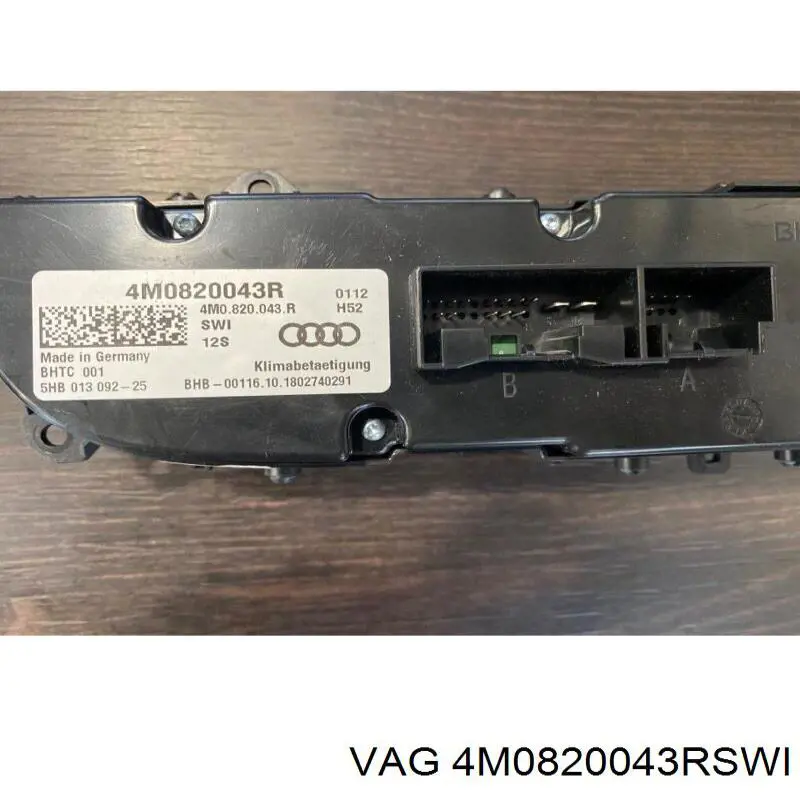 Купити 4M0820043RSWI VAG Блок управління пічкою
