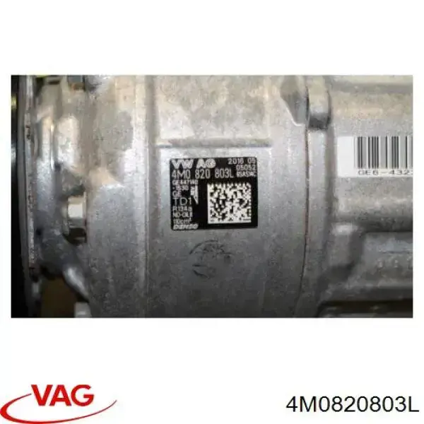 Компресор кондиціонера 4M0820803L Denso
