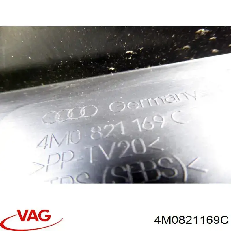 4M0821169C VAG Гумка ущільнювача під капот