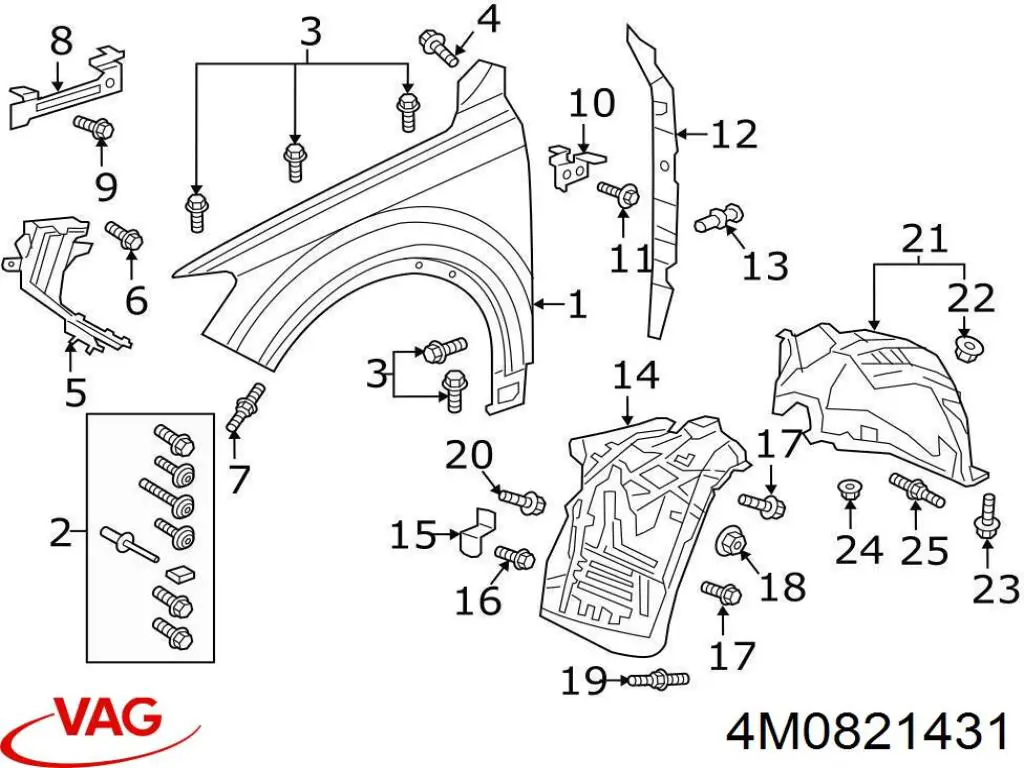  VAG 4M0821431