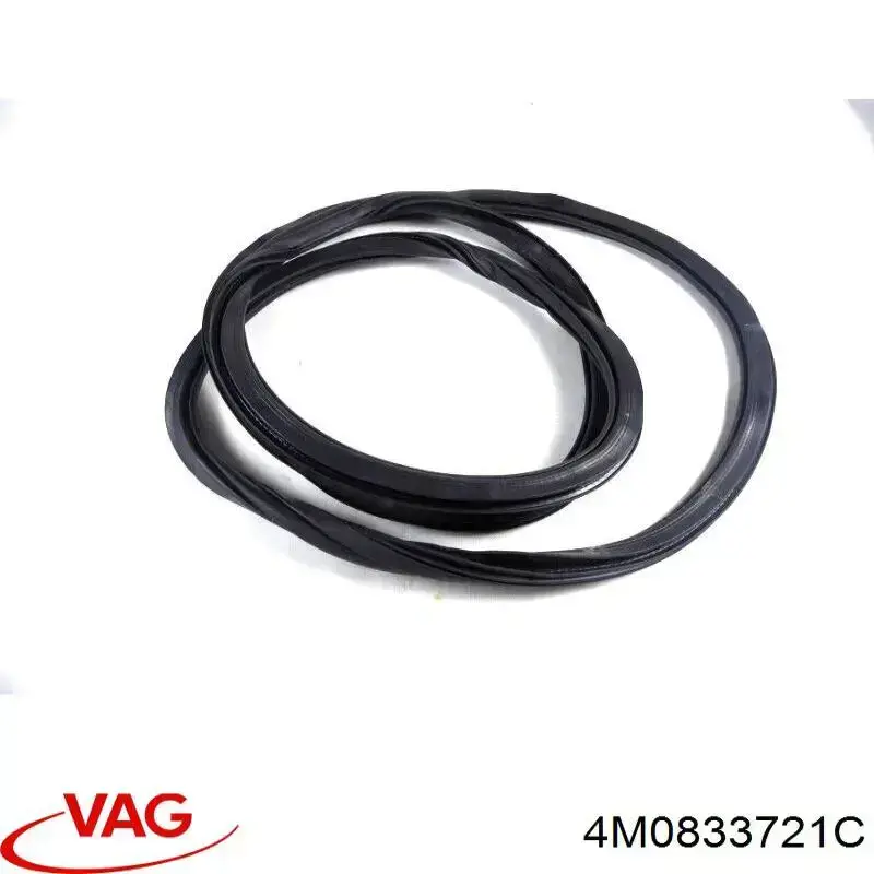 4M0833721D VAG Ущільнювач дверей задніх, (на кузові)