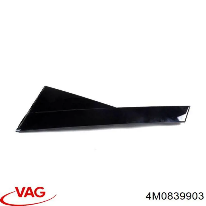 4M0839903 VAG Накладка задньої двері, лівої, вертикальна