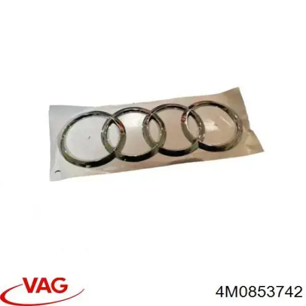 Емблема на кришку багажника, фірм.значок VAG 4M0853742 ціна, від 17.74 USD