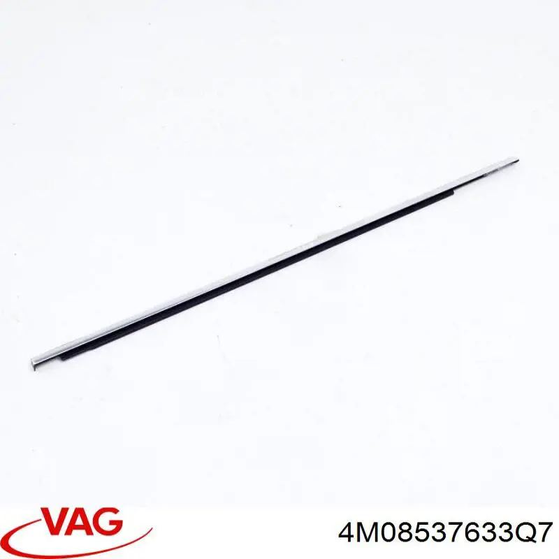 4M08537633Q7 VAG Молдинг заднього скла, лівий