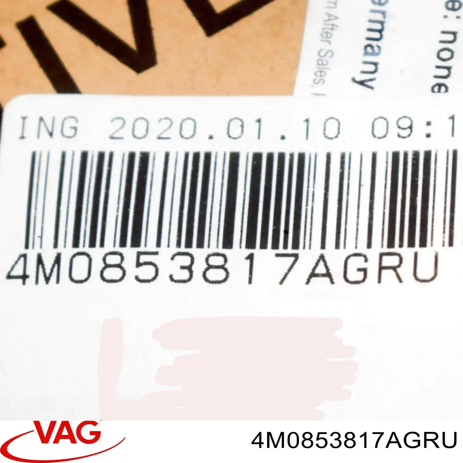 Розширювач задньої арки колеса, лівий VAG 4M0853817AGRU ціна, від 57.49 USD
