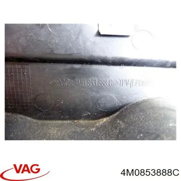 Спойлер переднього бампера, правий VAG 4M0853888C ціна, від 32.20 USD