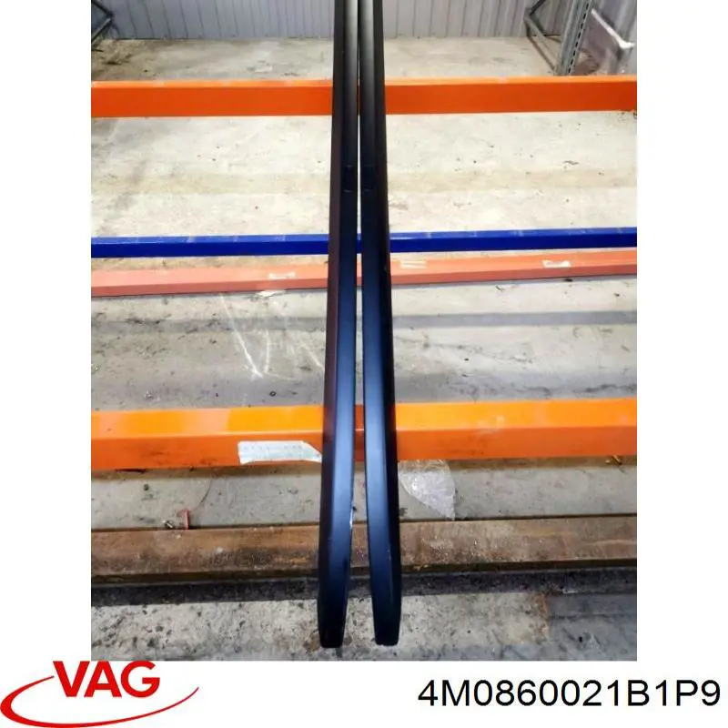 Рейлінг даху лівий 4M0860021B1P9 VAG