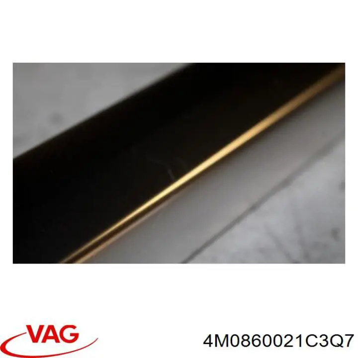 Рейлінг даху лівий VAG 4M0860021D3Q7 ціна, від 63.35 USD