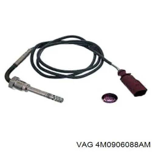 4M0906088AM VAG Датчик температури відпрацьованих газів (ВГ), перед фільтром сажі