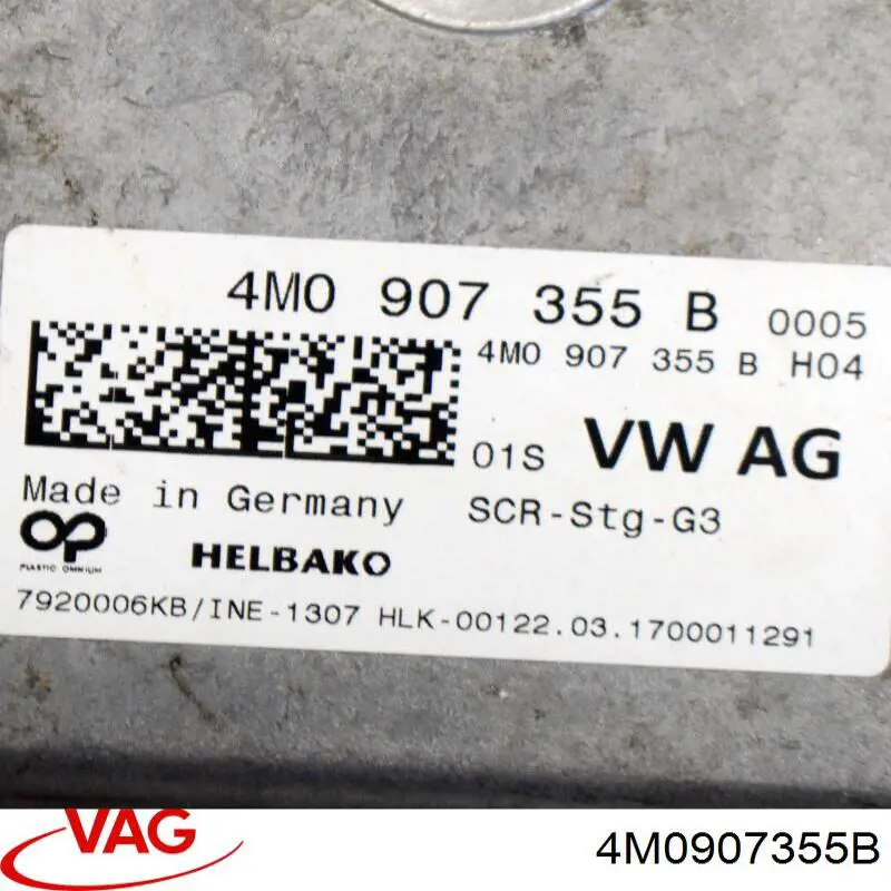 4M0907355B VAG Блок управління AD BLUE