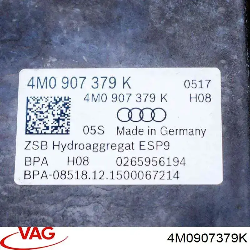  4M0907379K VAG