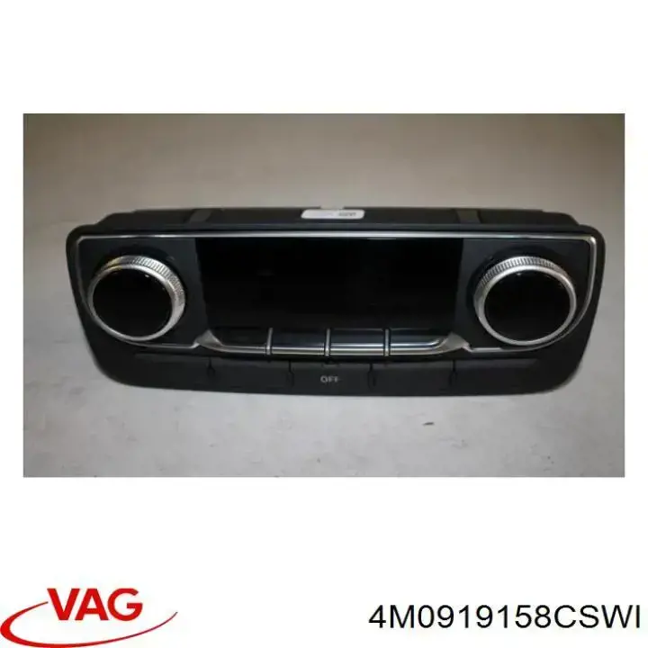 Блок управління кондиціонером 4M0919158CSWI VAG
