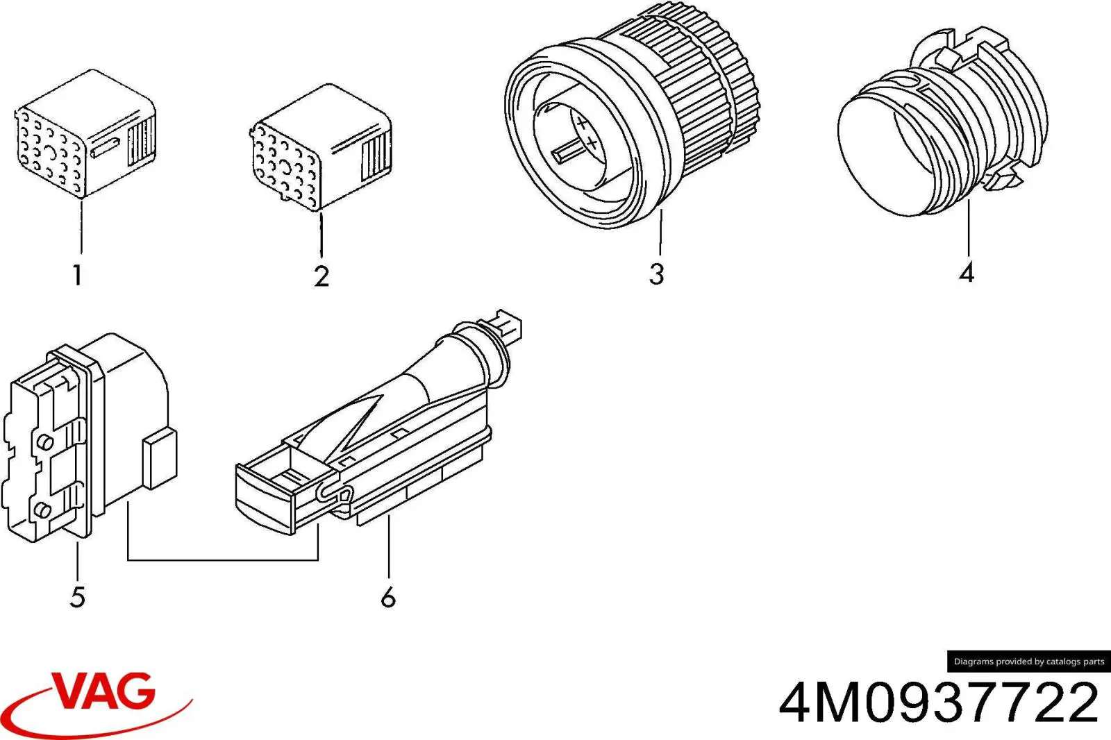  VAG 4M0937722 ціна, від 12.65 USD