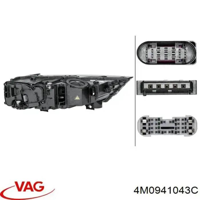 Фари VAG 4M0941043C ціна, від 622.56 USD