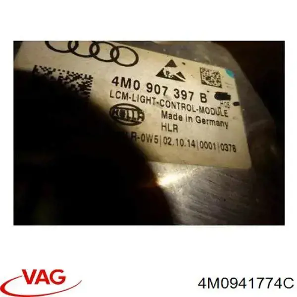 Купити 4M0941774C VAG Права блок фара