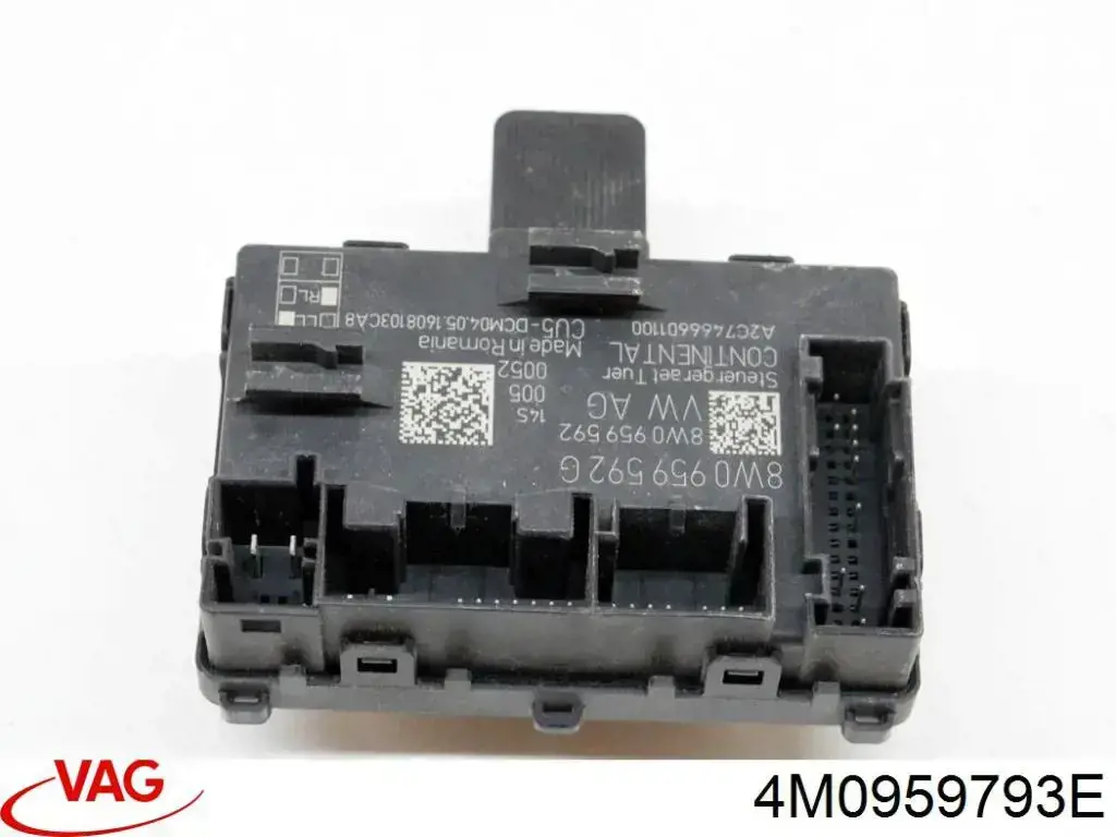 Блок комфорту передніх дверей 8W0959393G VAG