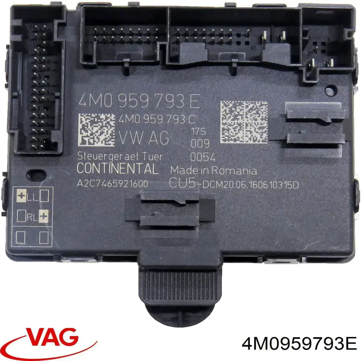8W0959393G VAG Блок комфорту передніх дверей
