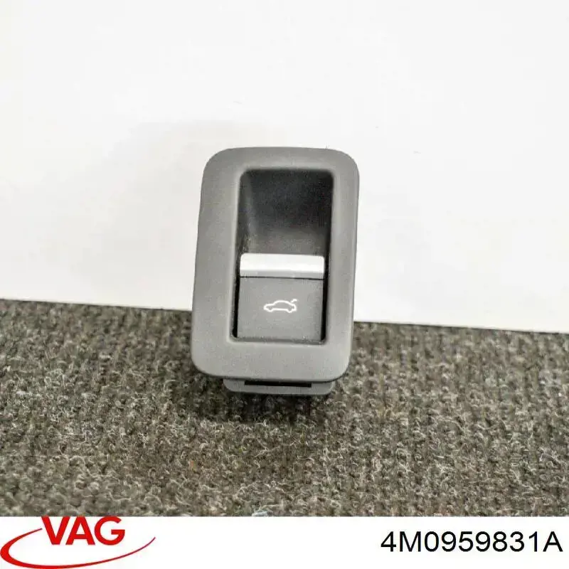 Кнопка салону приводу замка 3/5 двері (ляди)/кришки багажнику VAG 4M0959831A ціна, від 2.60 USD