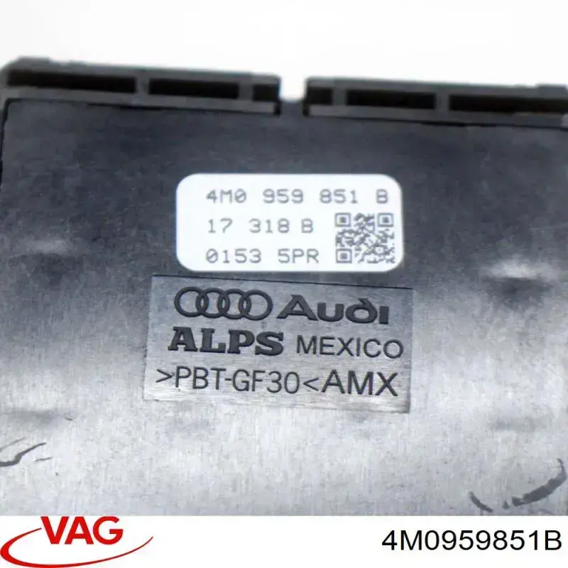 Кнопковий блок керування склопідіймачами передній лівий 4M0959851B VAG