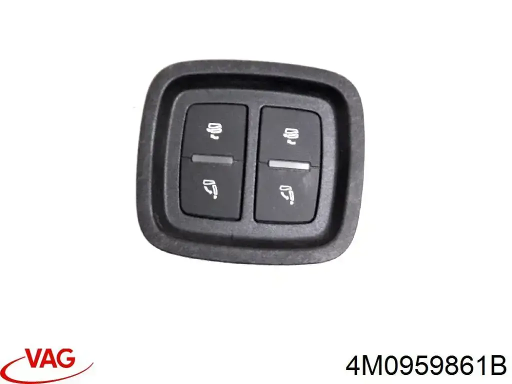 Купити 4M0959861B VAG Блок кнопок механізму регулювання сидінь