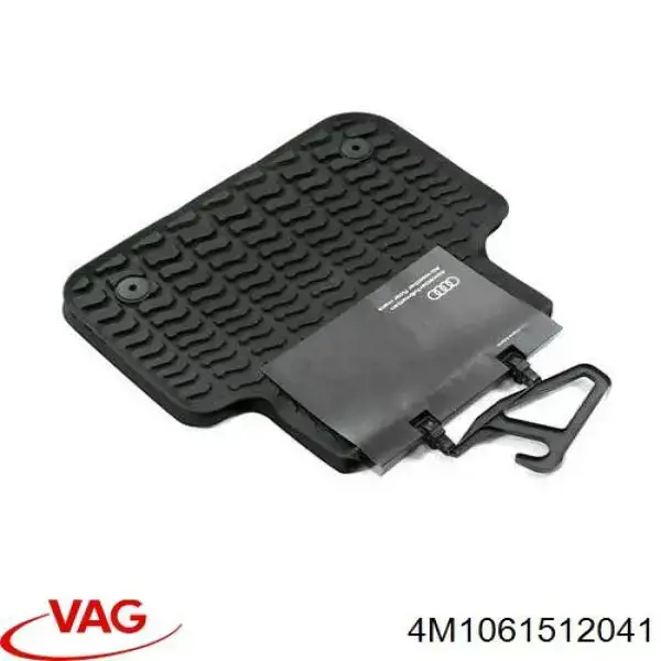 Килимок задній, комплект 2 шт. VAG 4M1061512041 ціна, від 78.85 USD