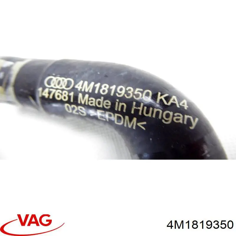 4M1819350 VAG Шланг радіатора опалювача/грубки