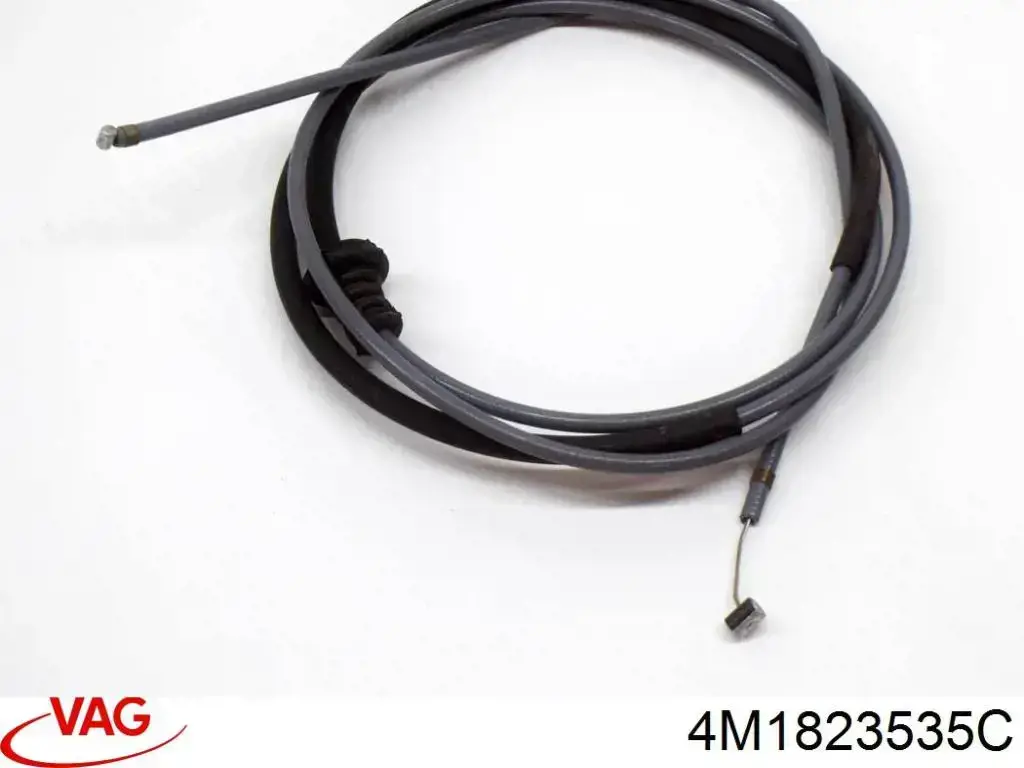 Трос відкриття капота, задній 4M1823535C VAG