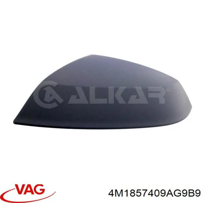 4M1857409G9B9 VAG Дзеркало заднього виду, ліве