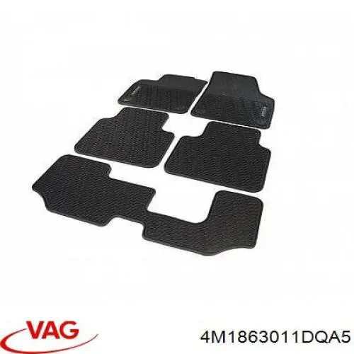 Купити 4M1863011BQA5 VAG Килимки автомобільні