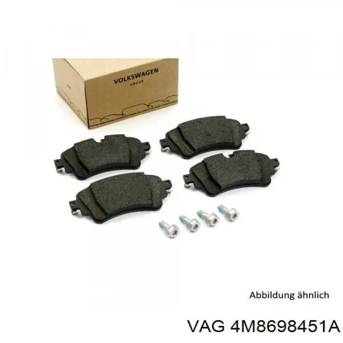 Купити 4M0698451C Bentley Задні колодки