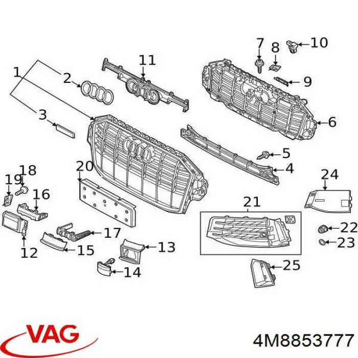 Купити 4M8853777 VAG 