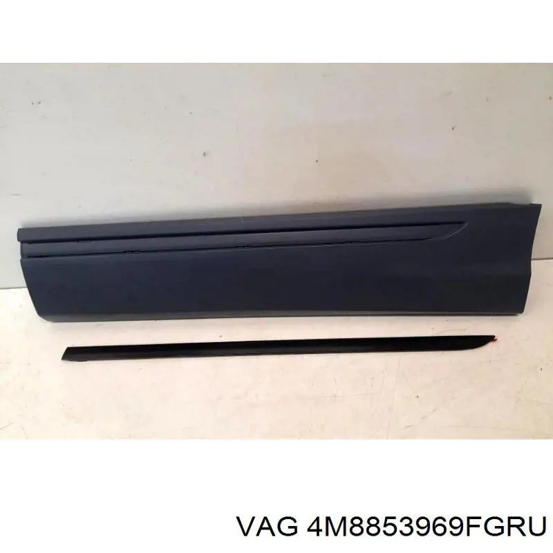 Накладка задньої лівої двері VAG 4M8853969FGRU ціна, від 126.66 USD