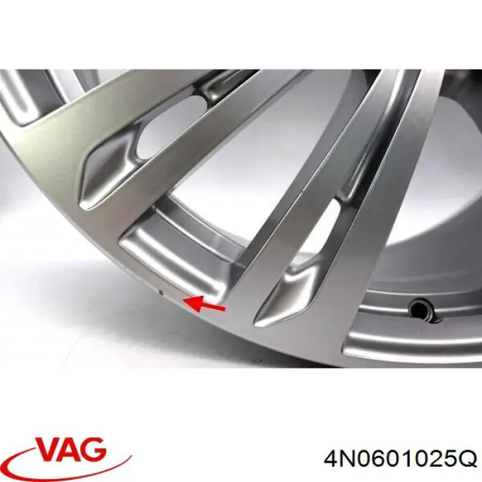 4N0601025Q VAG Диски литі (легкосплавні, титанові)