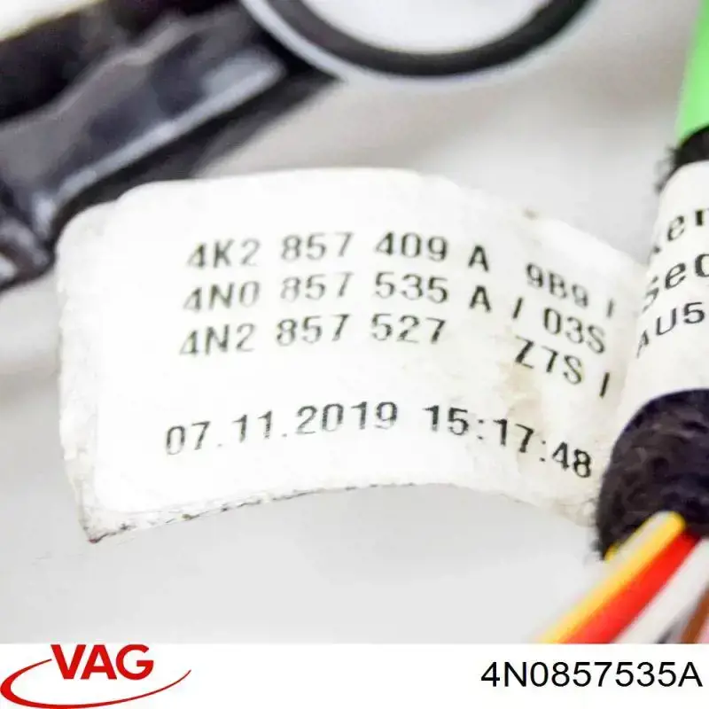 Купити 4N0857535A VAG Дзеркальний елемент дзеркала заднього виду, лівого