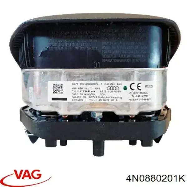 Купити 4N0880201K VAG Подушка безпеки, водійська, AIRBAG