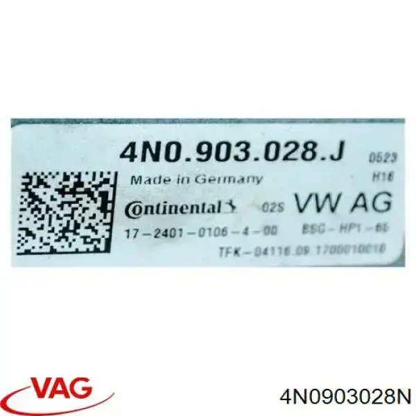 Генератор VAG 290808002 ціна, від 855.14 USD