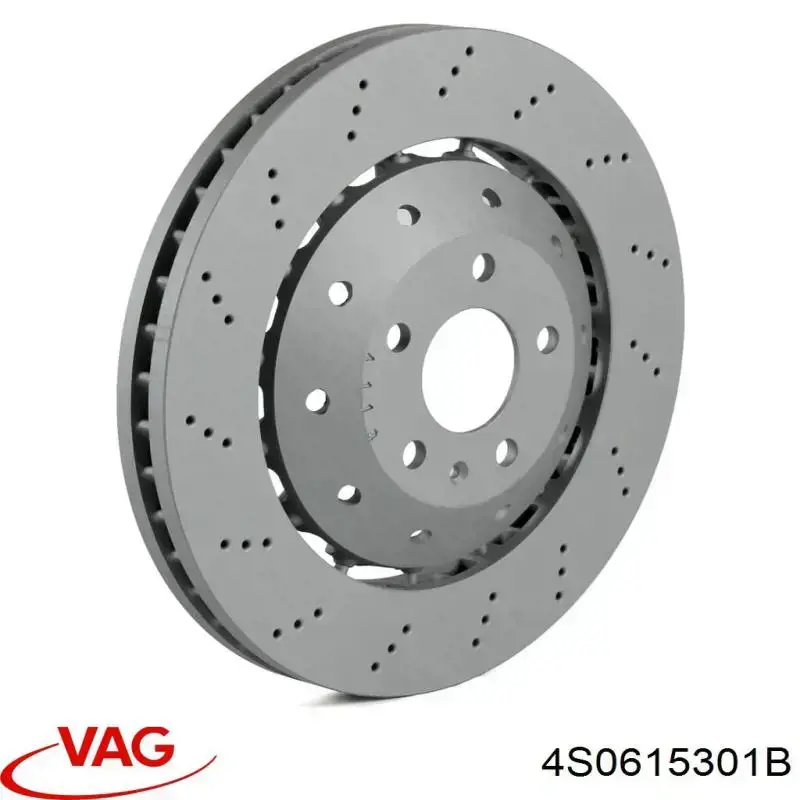 4S0615301B VAG Гальмо дискове переднє