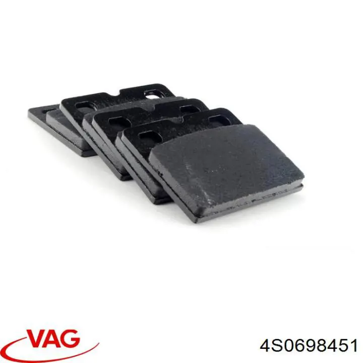 Гальмівні колодки VAG 4S0698451AF ціна, від 346.13 USD