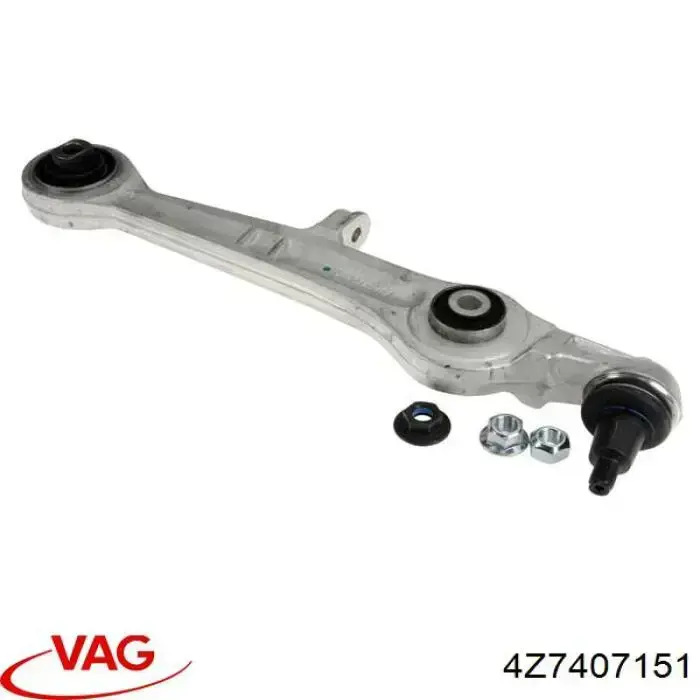 Важіль передньої підвіски нижній, лівий/правий VAG 4Z7407151