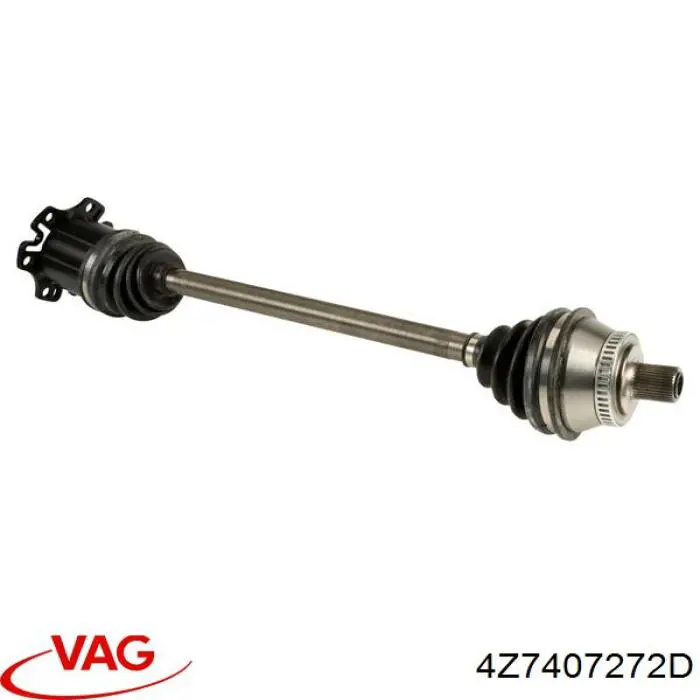 Піввісь передня, права VAG 4Z7407272D ціна, від 587.17 USD