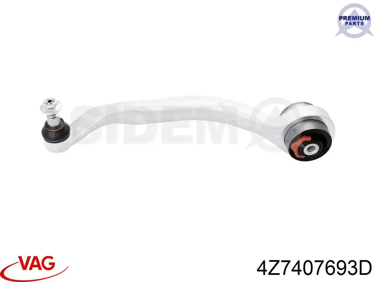 Купити 4Z7407693D VAG Лівий важіль передній нижній підвіски