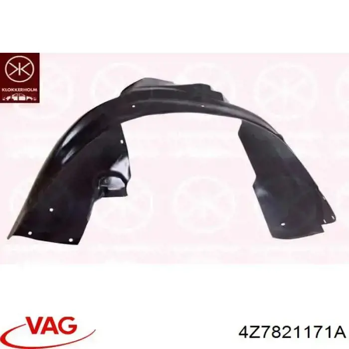 Підкрилок переднього крила, лівий VAG 4Z7821171A ціна, від 11.88 USD