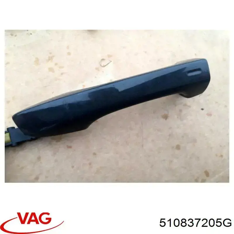 Купити 510837205G VAG Ручка дверей лівоих, зовнішня, перед/зад