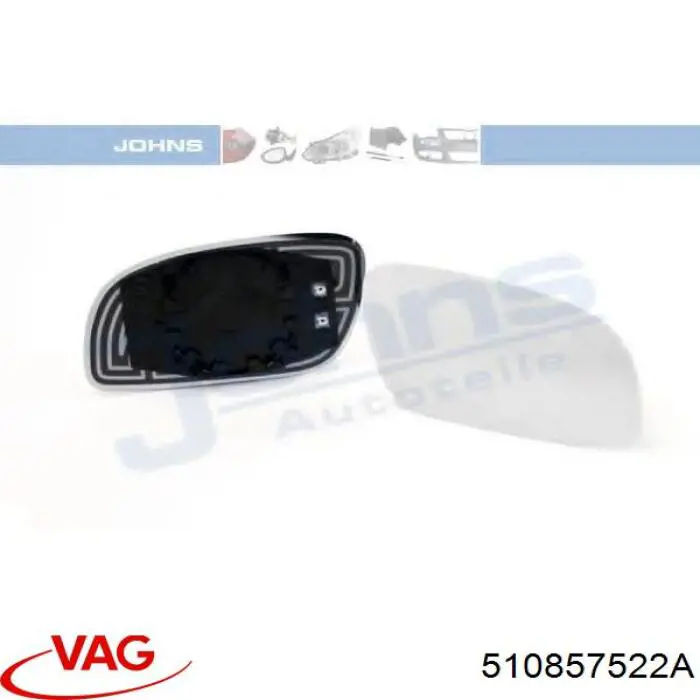 510857522A VAG Дзеркальний елемент правий