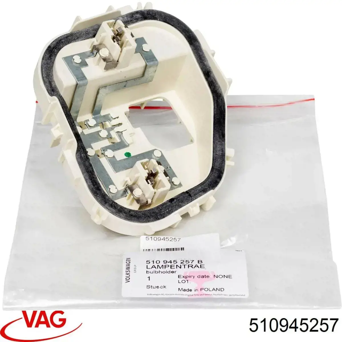 Цоколь лампи в фару VAG 510945257 ціна, від 36.06 USD